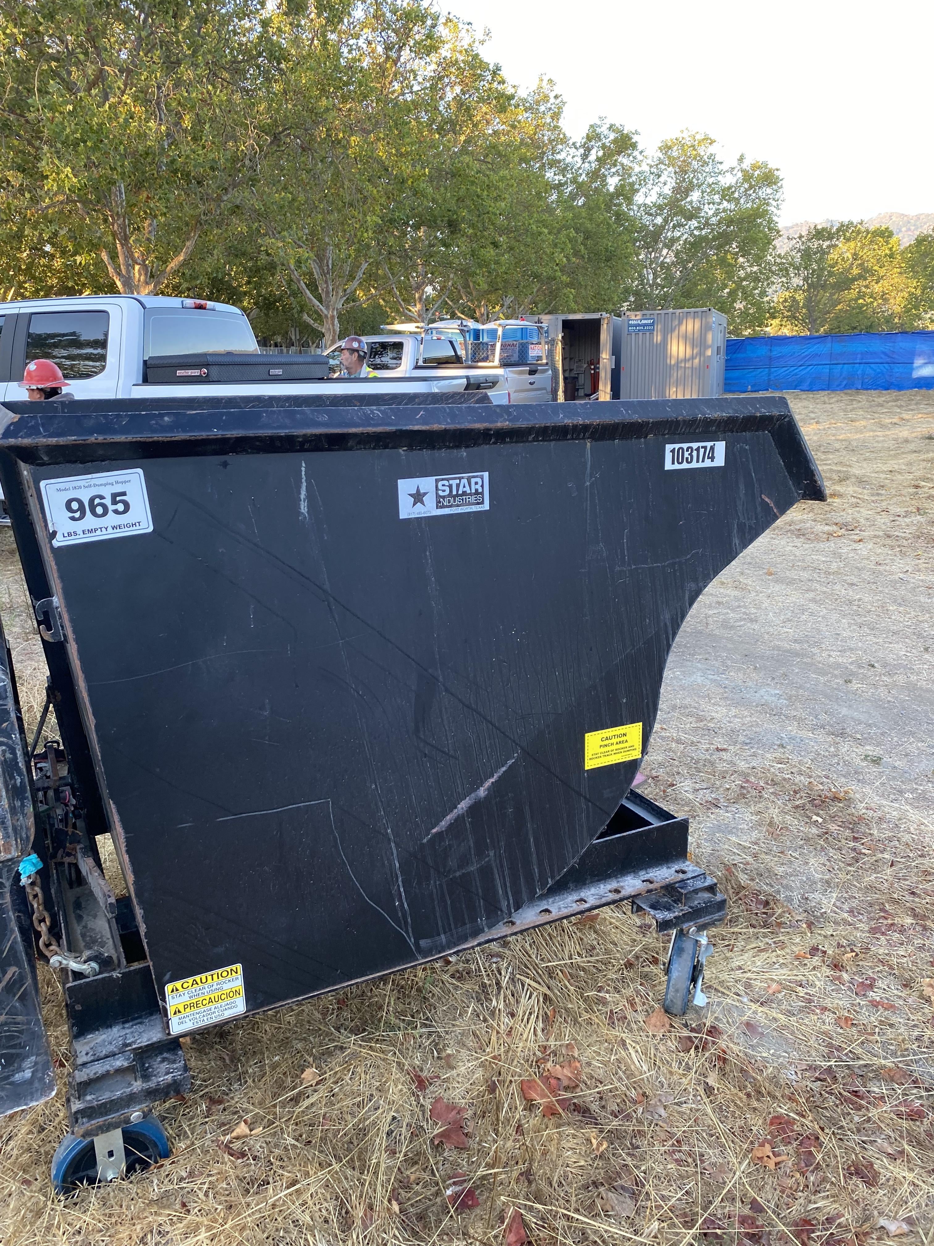 2020 STAR INDUSTRIES M-1820 - Self-Dump Hopper