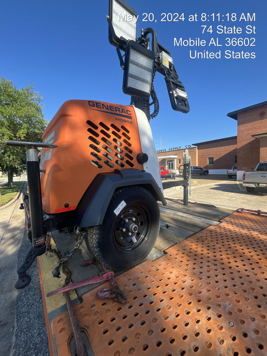 2023 Generac MLT2 Diesel, Flex Switch 120V Input, Powerzone Controller, 
(4) 320W LED Lights, 4kW Generator, 39.9 Gal Fuel Tank, 2" Ball, T3