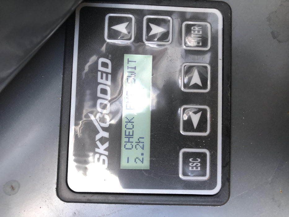 2020 Skyjack SJIII-3219 Solid NM Tires, Half height spring hinged entry gate, Dual Beacons, 800W Inverter