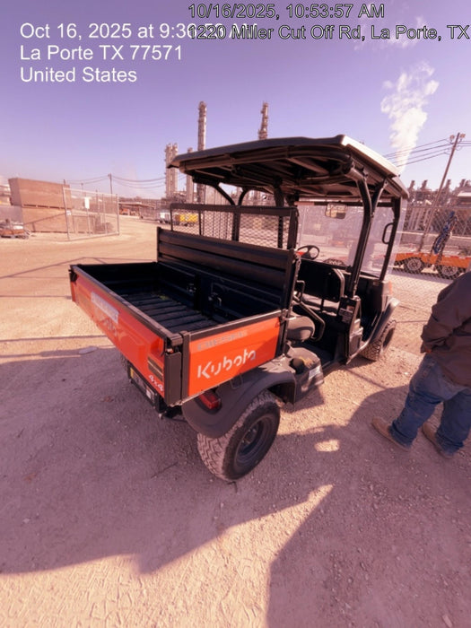 2021 Kubota RTV-X1140W-H Plastic Canopy, Windshield Acrylic Clear, LED Strobe Light, Wire Harness Kit, Back up Alarm