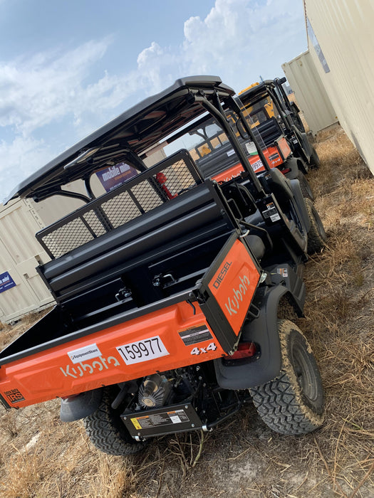 2021 Kubota RTV-X1140W-H Plastic Canopy, Windshield Acrylic Clear, LED Strobe Light, Wire Harness Kit, Back up Alarm