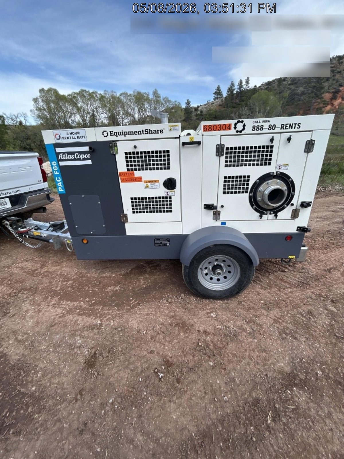 2026 ATLAS COPCO PAC F66 KD-S