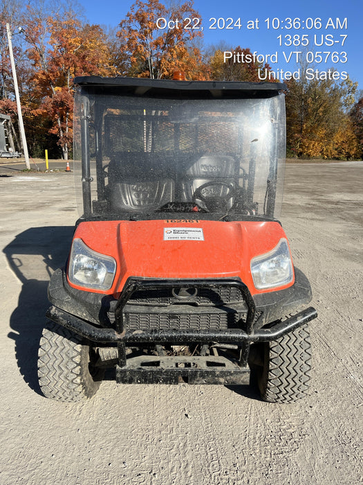 2021 Kubota RTV-X1140W-H Plastic Canopy, Windshield Acrylic Clear, LED Strobe Light, Wire Harness Kit, Back up Alarm