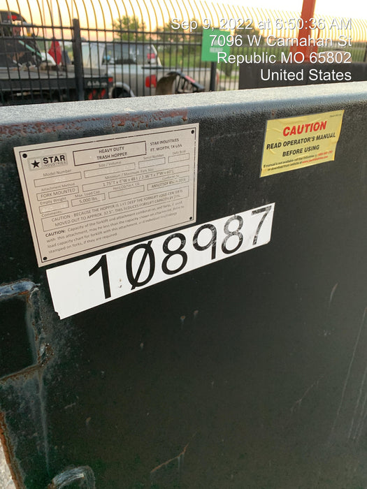 2020 STAR INDUSTRIES 1425