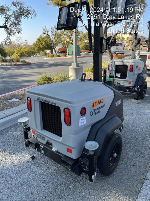 2024 Wacker Neuson LTT4 Diesel, Kohler KDW702, Deep Sea Controller, Auto Start, LED 320W, Bypass Outlet, T3