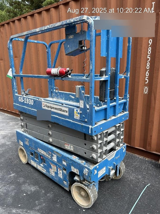 2020 Genie GS-1930 Fixed rails with chain entry gate - Pre A92.20