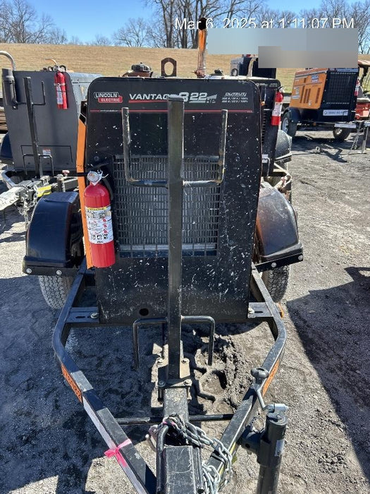 2021 Lincoln Electric Vantage 322 Vantage 322 Ready Pak 3 w/ Decals, ORANGE (includes trailer, cable rack, fender light kit) NO Telematics