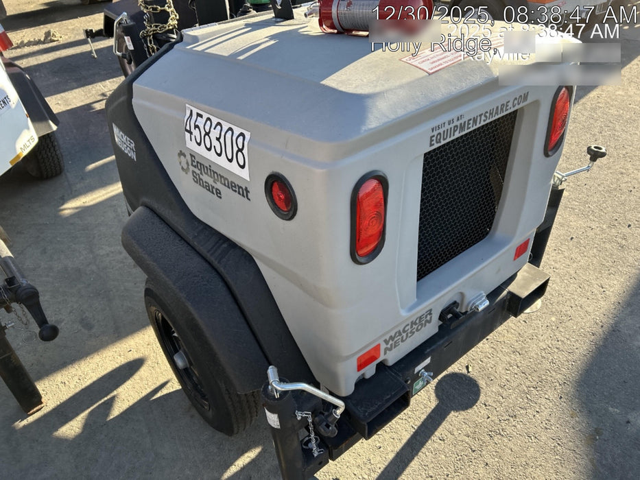 2024 Wacker Neuson LTT4 Diesel, Kohler KDW702, Deep Sea Controller, Auto Start, LED 320W, Bypass Outlet, T3