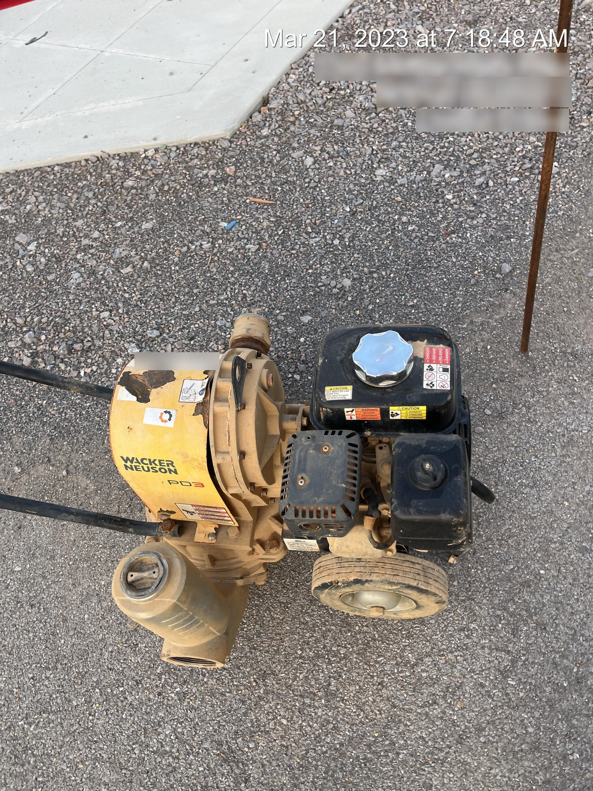 2019 WACKER NEUSON PDT3A