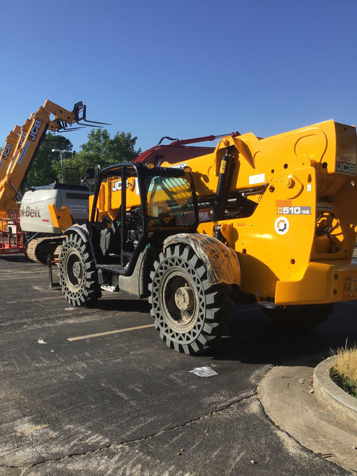 2020 JCB 510-56 Canopy, Solid Tires, Work Lights, Beacon, Aux Hydraulics, Back up Alarm, Lifting Eye, ES Decals