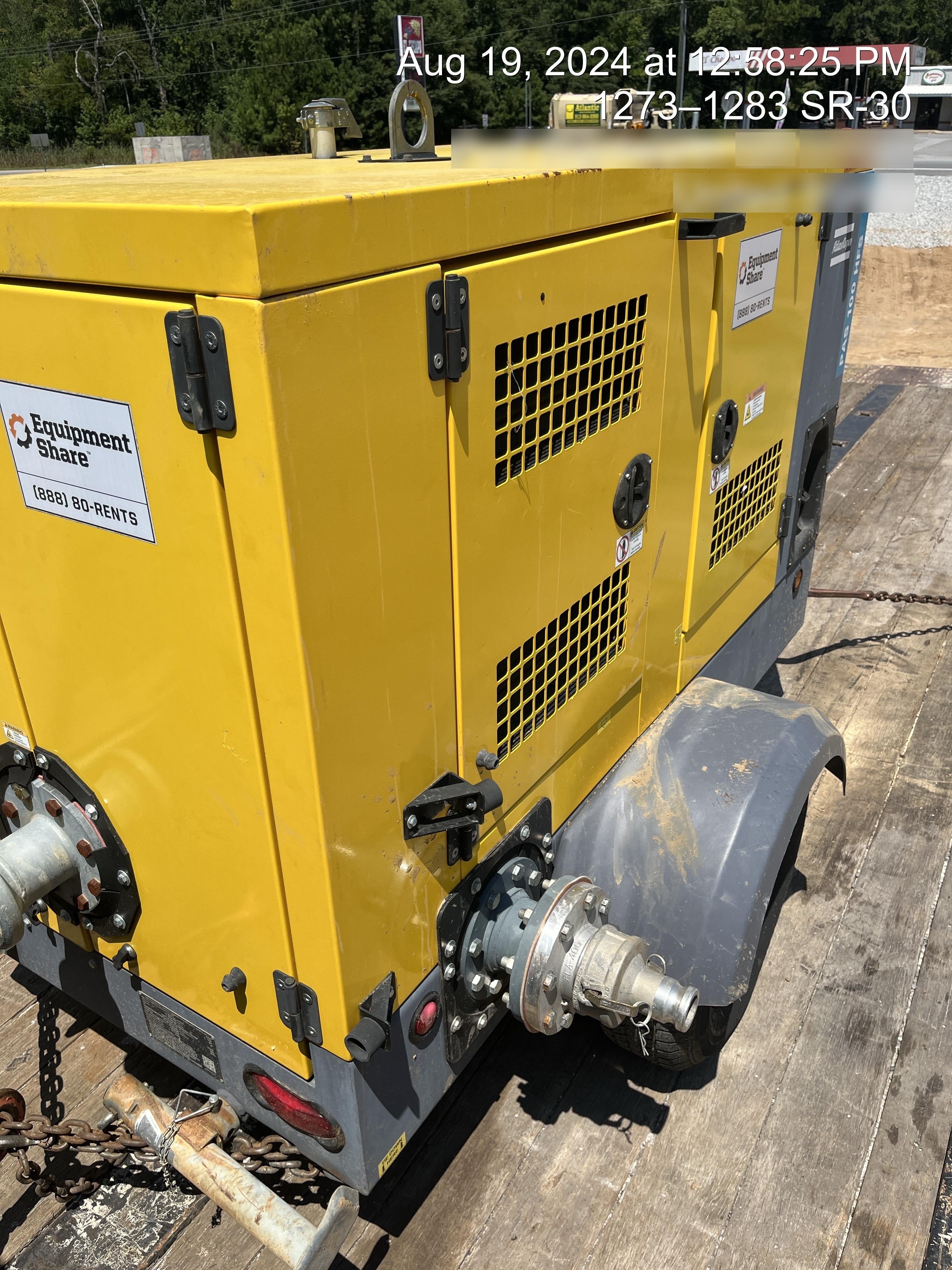 2020 ATLAS COPCO PAS 100 HF CS Enclosed