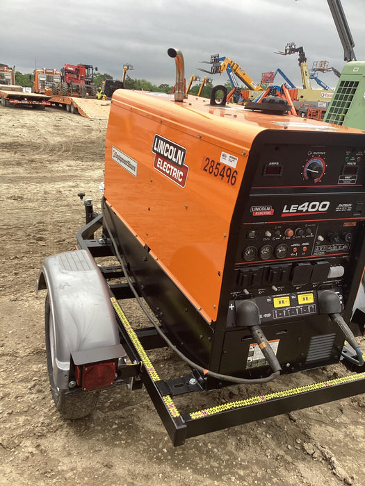 2022 Lincoln Electric LE400 Kubota V1505, Trlr, Cable Rack, Light Kit, ES Decals, T3