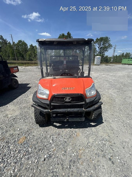 2022 Kubota RTV-X1140W-H Plastic Canopy, Windshield Acrylic Clear, LED Strobe Light, Wire Harness Kit, Back up Alarm
