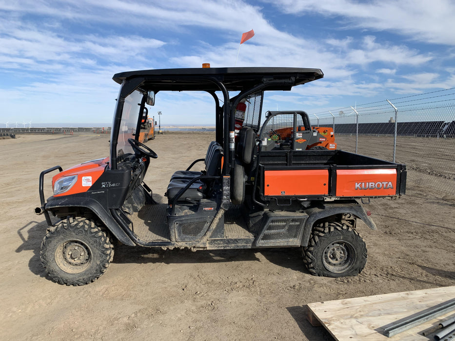 2020 Kubota RTV-X1140W-H 4WD utility cart -LED strobe -Windshield tempered glass -Plastic canopy -Wire harness kit -Backup alarm