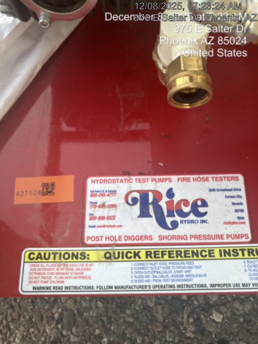 2024 RICE HYDRO TRH2