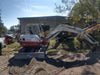 2019 Takeuchi TB260 Canopy, Standard Blade, Auxiliary hydraulics w/Manual QC, Hydraulic thumb, 12" ,18", 24" Bucket