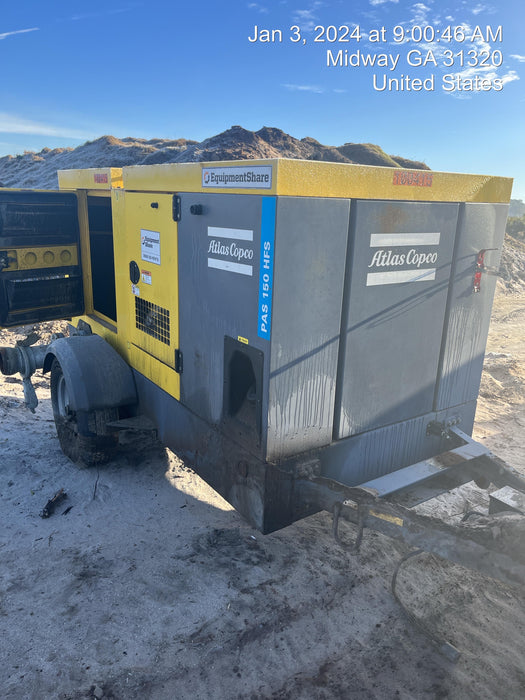 2020 ATLAS COPCO PAS 150 HF CS Enclosed