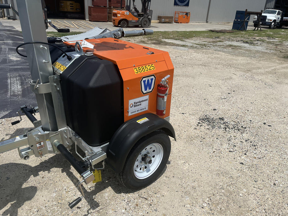 2024 Wanco WLTT-4MM4K Diesel, Deep Sea Controller, Shore Power Plug, Auto Start, (4) 350W LED Floodlights, 4kW Generator, 60 Gal Fuel Tank, 2" Ball, T3
