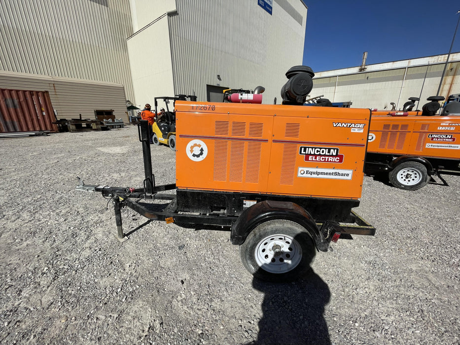 2021 Lincoln Electric Vantage 549X Ready Pak 3, ORANGE (includes trailer, cable rack, fender light kit)