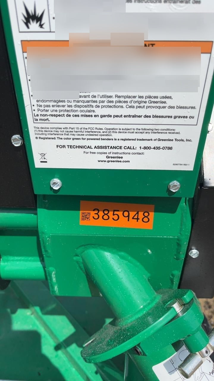 2024 GREENLEE 854DX