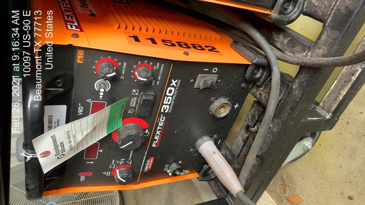 2020 LINCOLN ELECTRIC FLEXTEC 350X