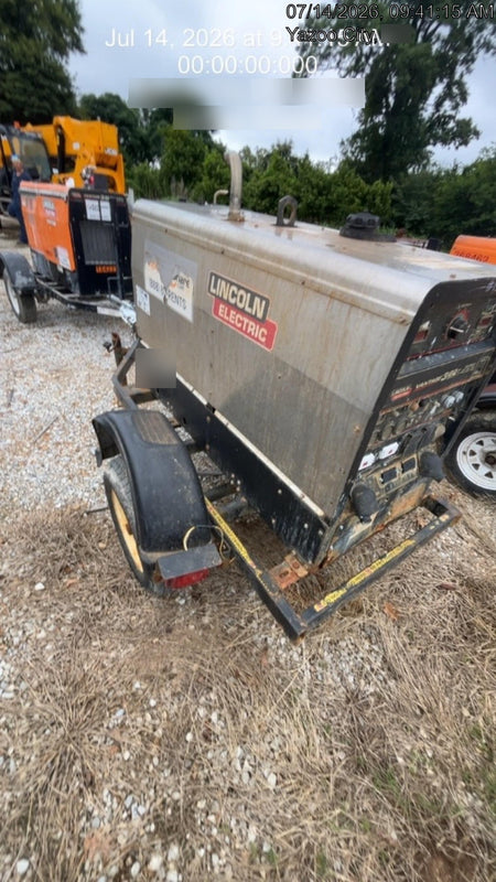 2018 Lincoln Electric Vantage 322 Lincoln Vantage 322 Welder Ready Pak 3 - Vantage 322, Trailer, Fender and light kit, Cable rack