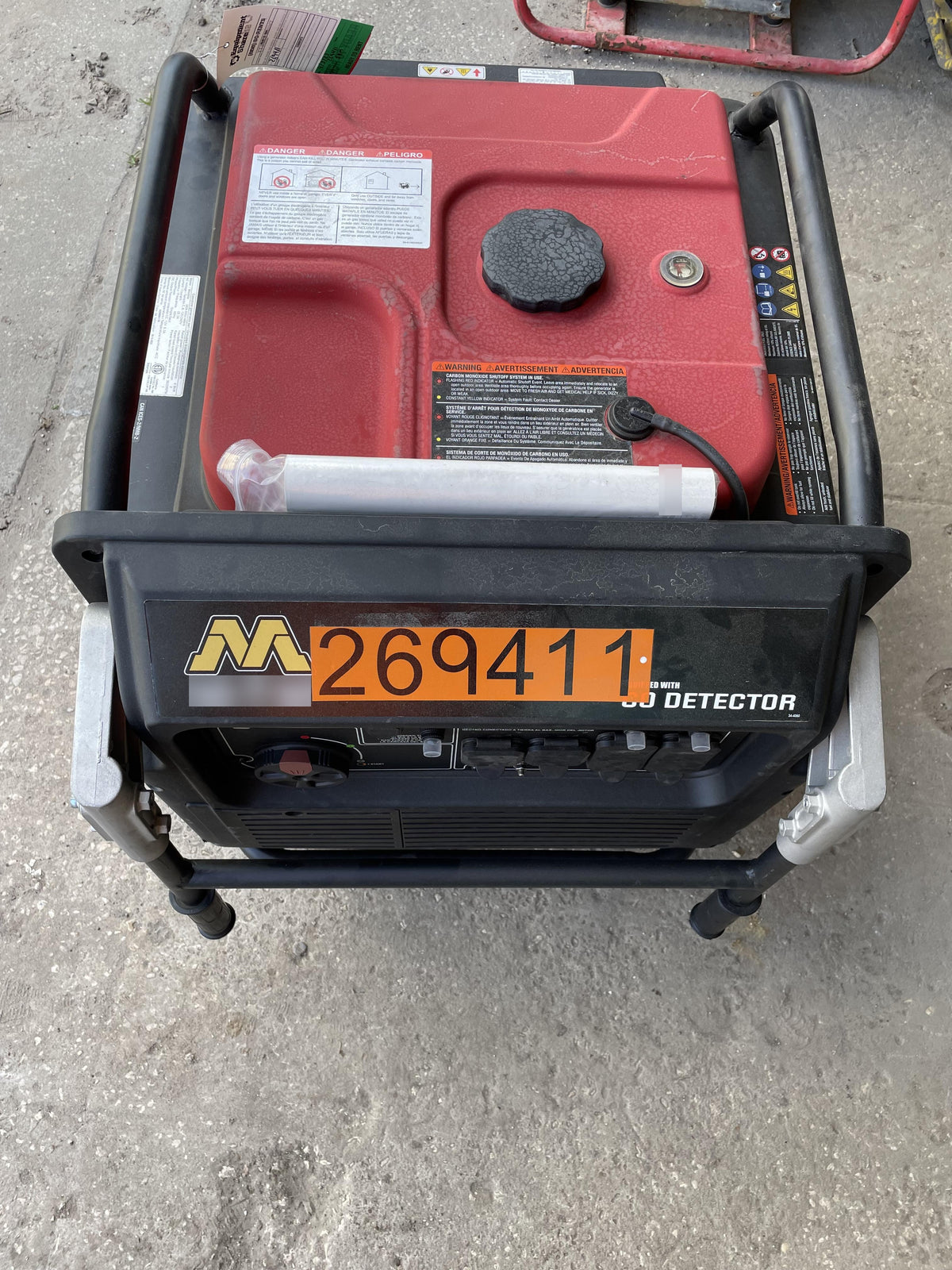 2022 Mi-T-M GEN-8000-IMM1E 7300W, (2) 120V Outlets, GFCI, Inverter