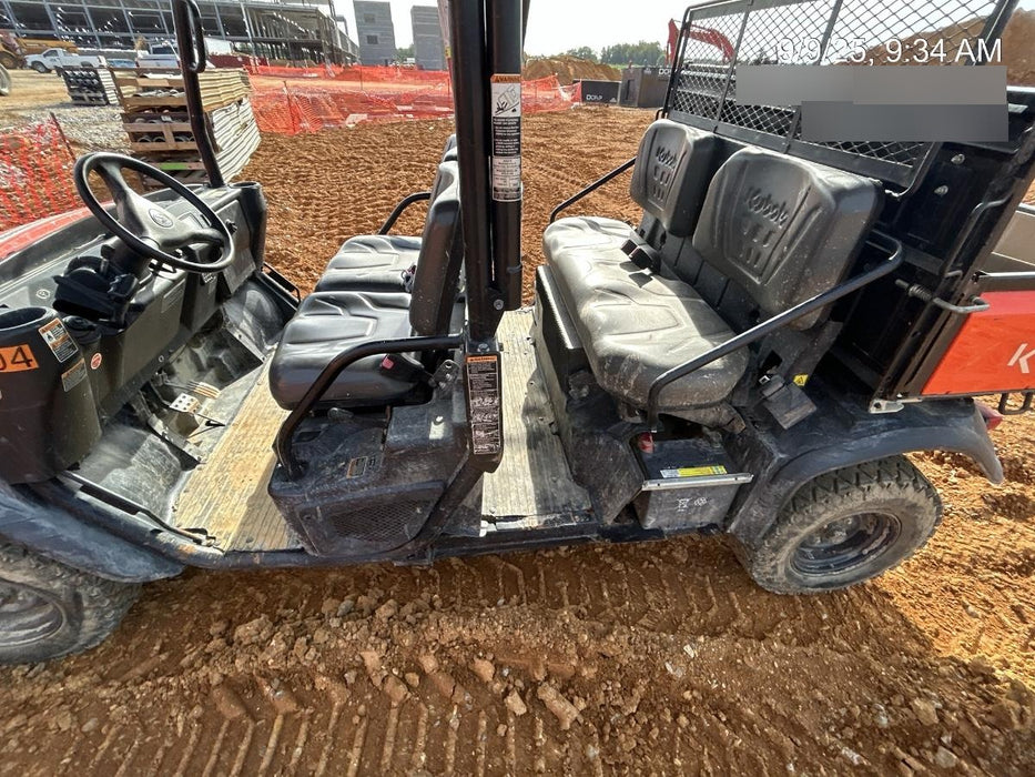 2021 Kubota RTV-X1140W-H Plastic Canopy, Windshield Acrylic Clear, LED Strobe Light, Wire Harness Kit, Back up Alarm