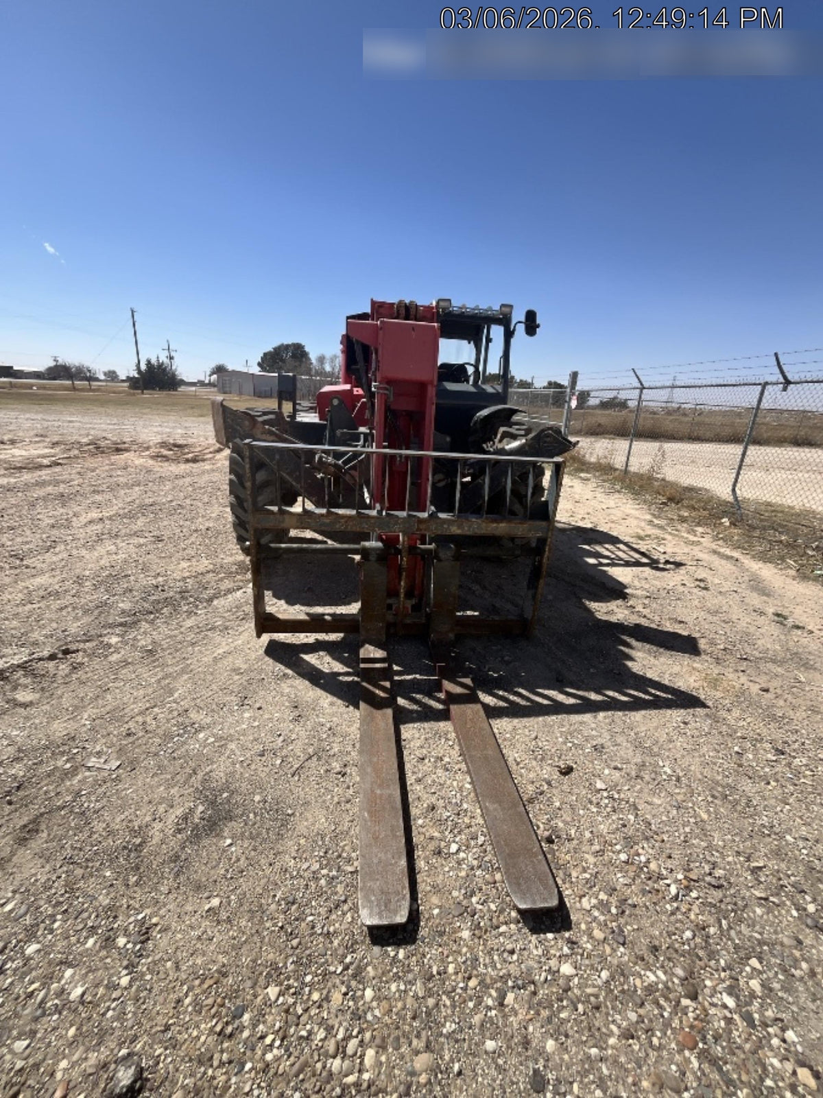 2019 Manitou 12042 MTA12042 - Canopy, Worklights/Strobe, Beacon, 66" Carriage, 60" Forks, Solid Tires, Lift Hook, Aux Hydraulics