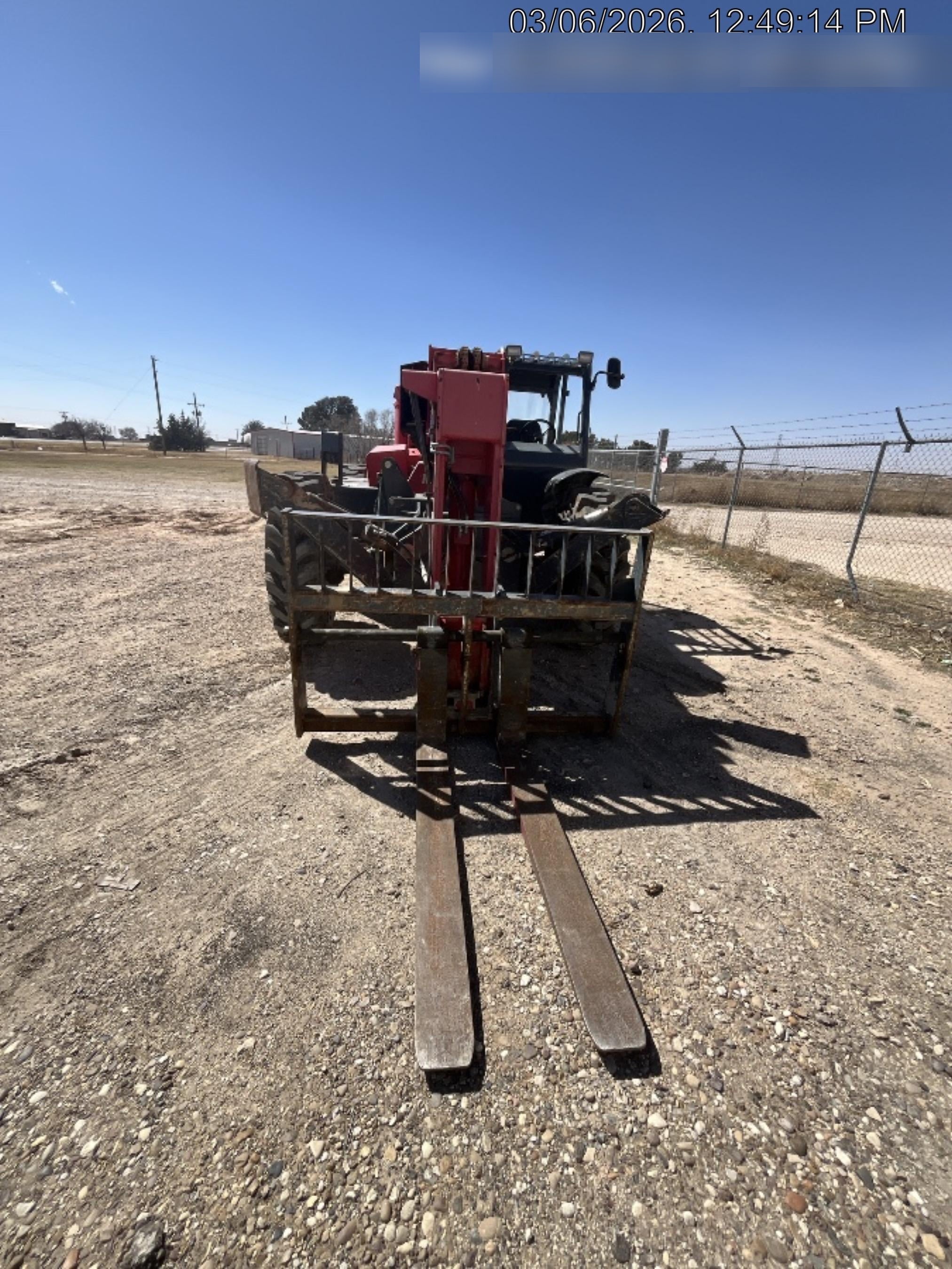 2019 Manitou 12042 MTA12042 - Canopy, Worklights/Strobe, Beacon, 66" Carriage, 60" Forks, Solid Tires, Lift Hook, Aux Hydraulics