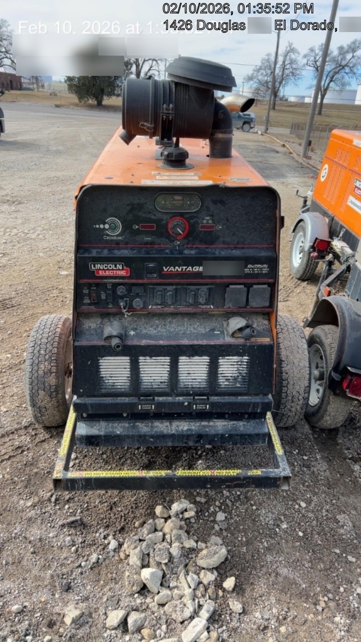 2022 Lincoln Electric Vantage 549X Crosslink Technology, Trailer Mounted, ES Decals, T3