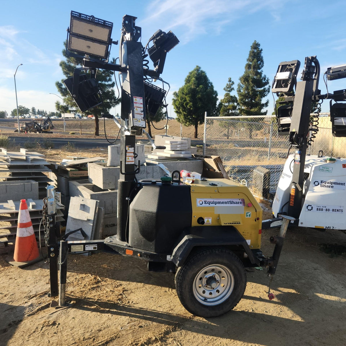 2023 Generac MLT2 Diesel, Flex Switch 120V Input, Powerzone Controller, (4) 320W LED Lights, 4kW Generator, 39.9 Gal Fuel Tank, 2" Ball, T3