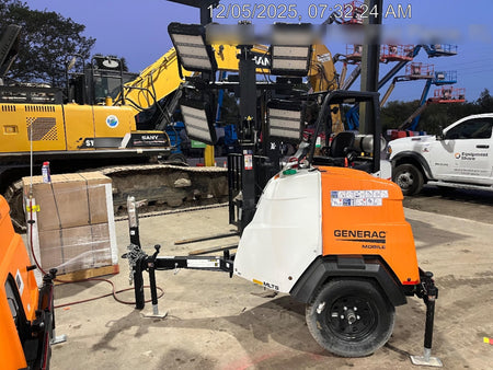 2025 Generac MLTS-4 Diesel, Mitsubishi L2E, 7.1 hp @1800 rpm, Flex Switch 120V Input, Powerzone Controller, (4) 320W LED Lights, 4kW Generator, 39.9 Gal Fuel Tank, 2" Ball, T3, ES Decals