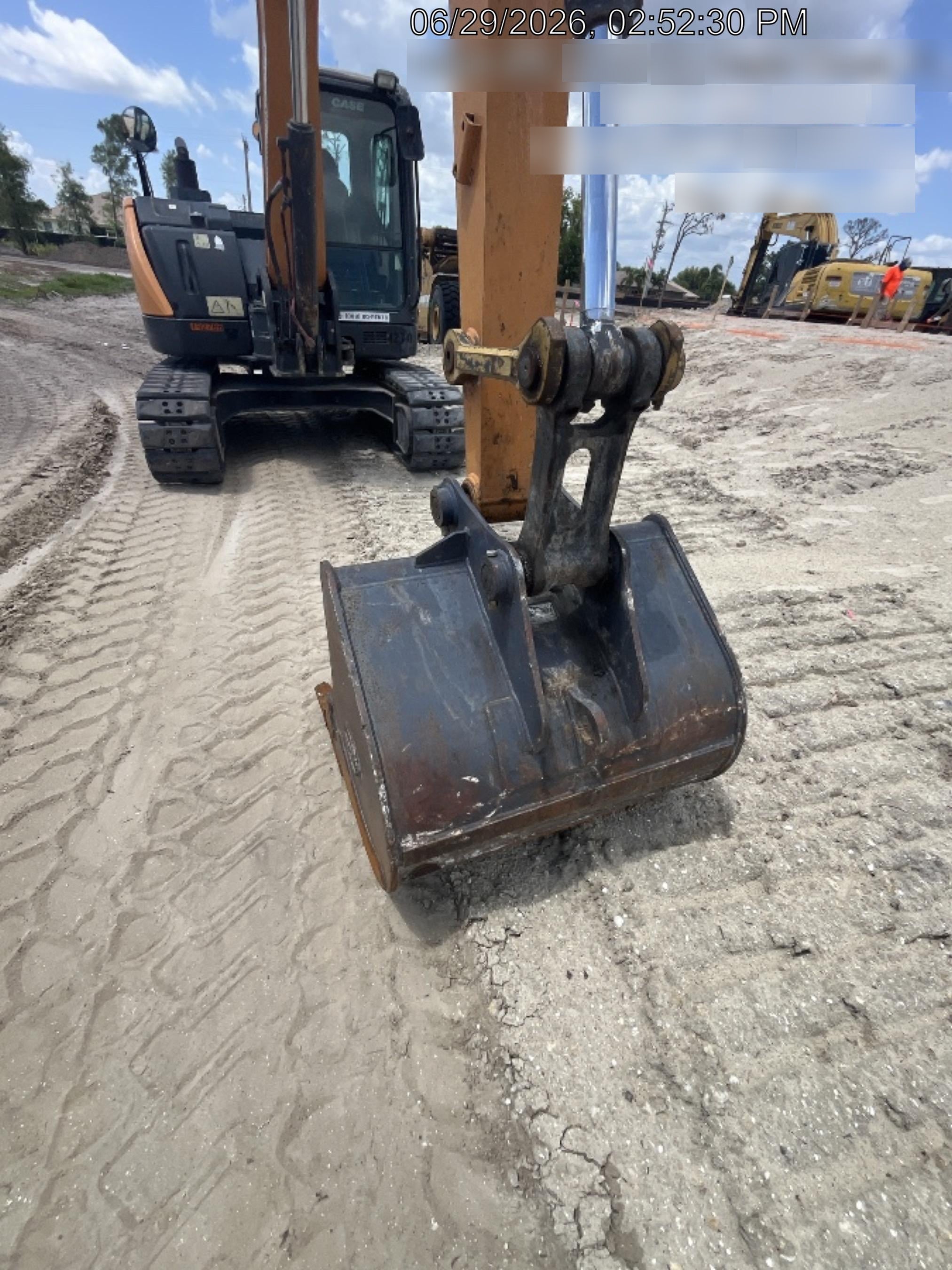 2018 Case CX80C CLOSED CAB, A/C, RUBBER TRACKS PADS, 7'-2" ARM