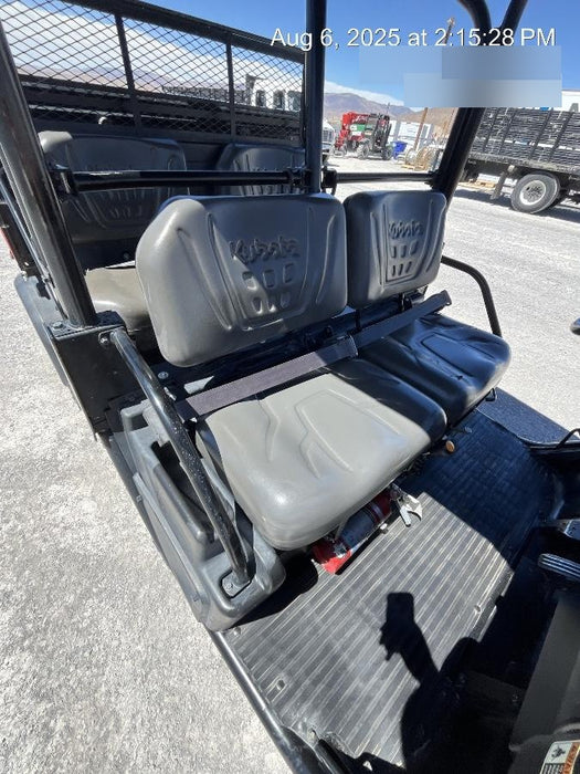 2022 Kubota RTV-X1140W-H Plastic Canopy, Windshield Acrylic Clear, LED Strobe Light, Wire Harness Kit, Back up Alarm