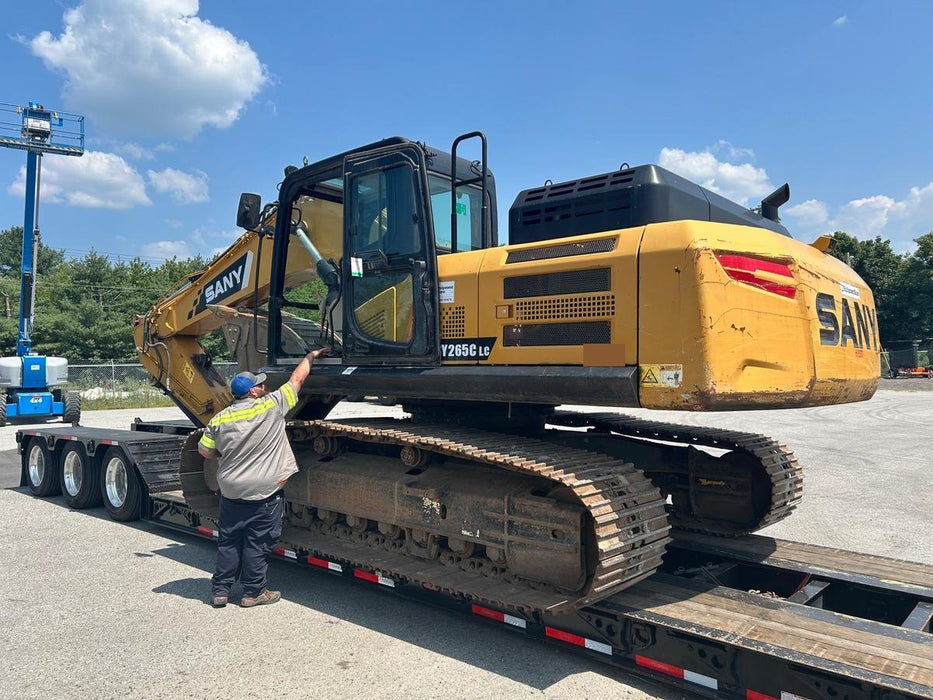 2020 Sany SY265C LC Cab, Hydraulic QC, Buckets: 36, 48" , Hydraulic Hammer 5,000lb impact class