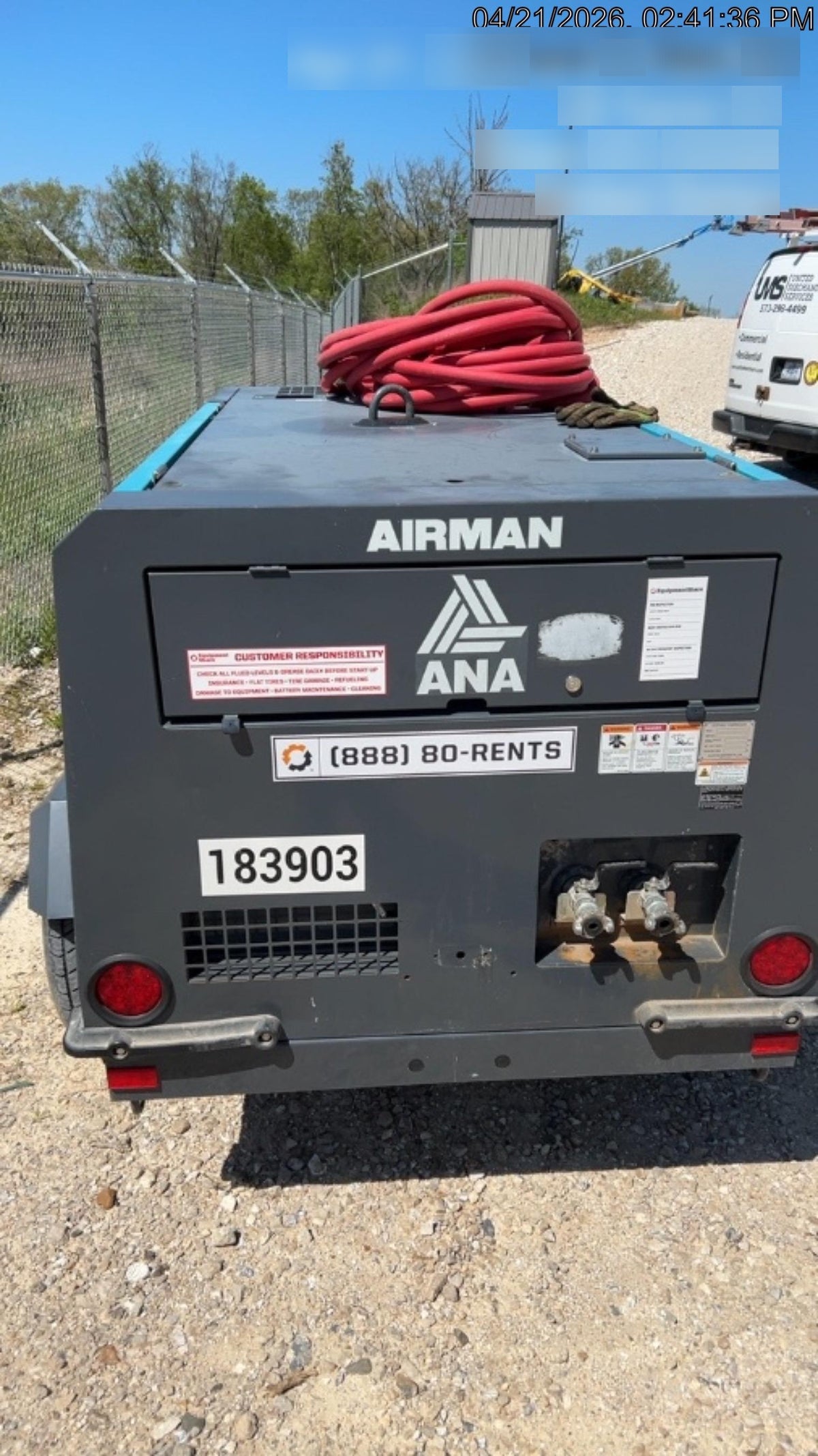 2021 AIRMAN PDS185S-6E1