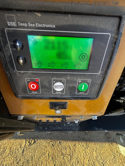 2022 Allmand NLV3GR (4) LED Light Fixture 350W, 23' Vertical Mast, 3kW Prime, Towable, Deep Sea L401, Leveling Jacks, Yanmar T4F 5.8hp