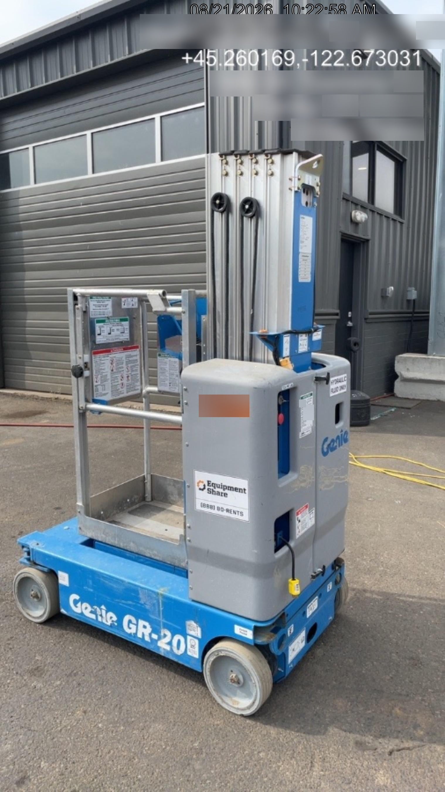 2020 GENIE GR-20