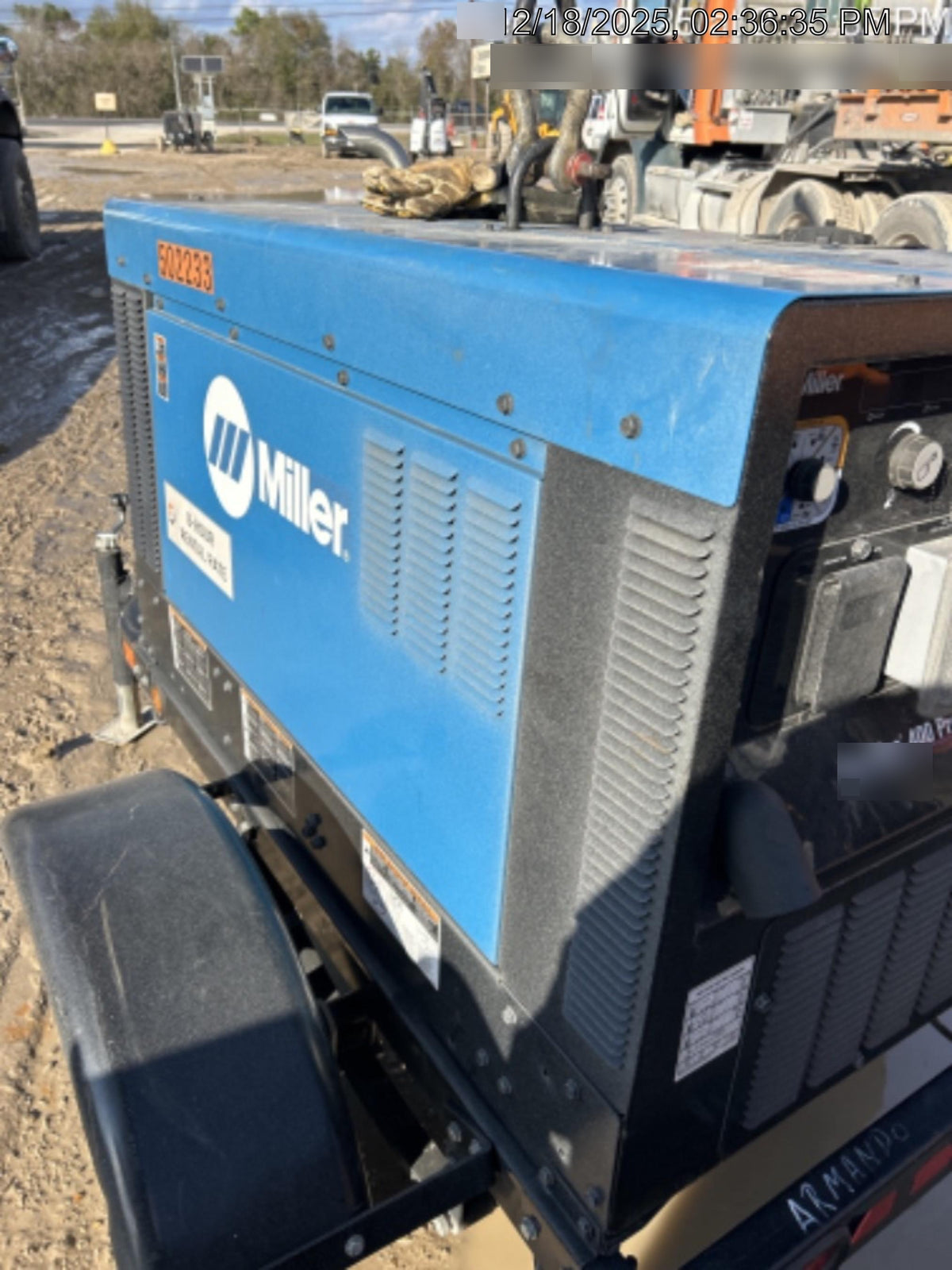 2025 MILLER ELECTRIC BIG BLUE 400