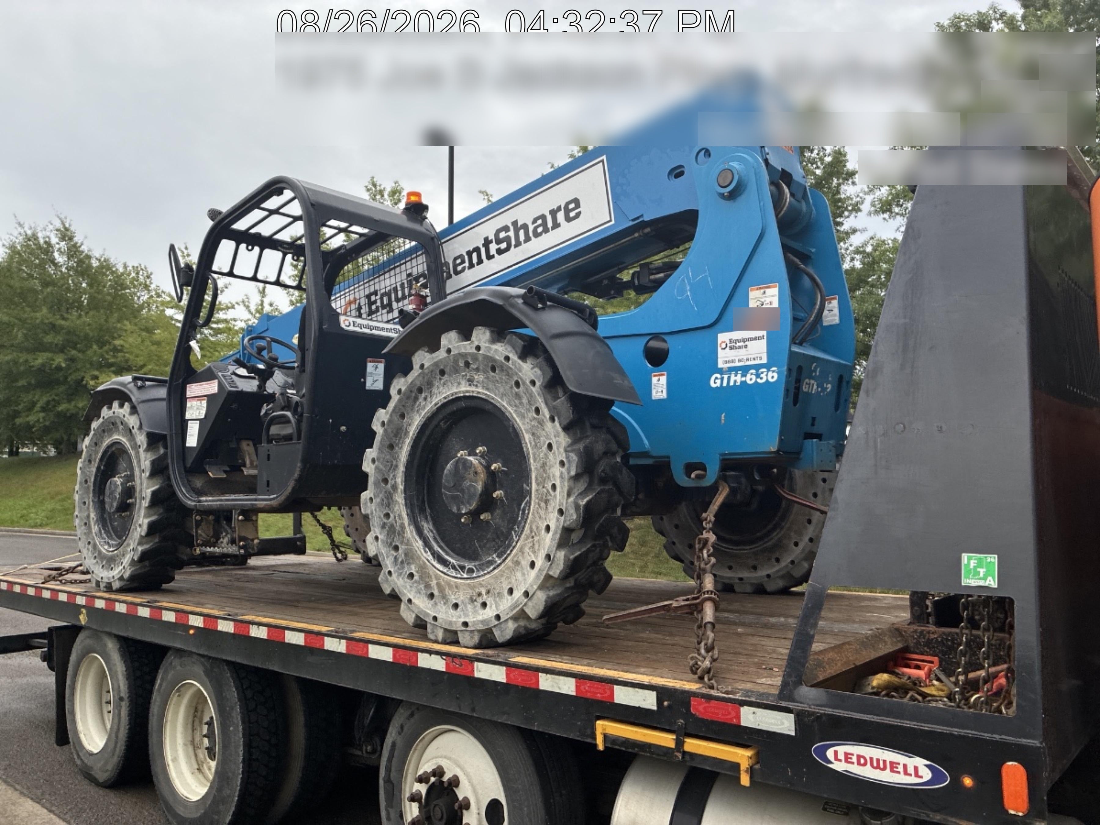 2020 Genie GTH-636 Canopy, Solid Tires, Work Lights, Beacon, Aux Hydraulics, Back up Alarm
