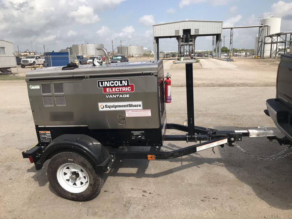 2019 Lincoln Electric Vantage 322 Lincoln Vantage 322 Welder w/Trailer, Light Kit, Cable Rack