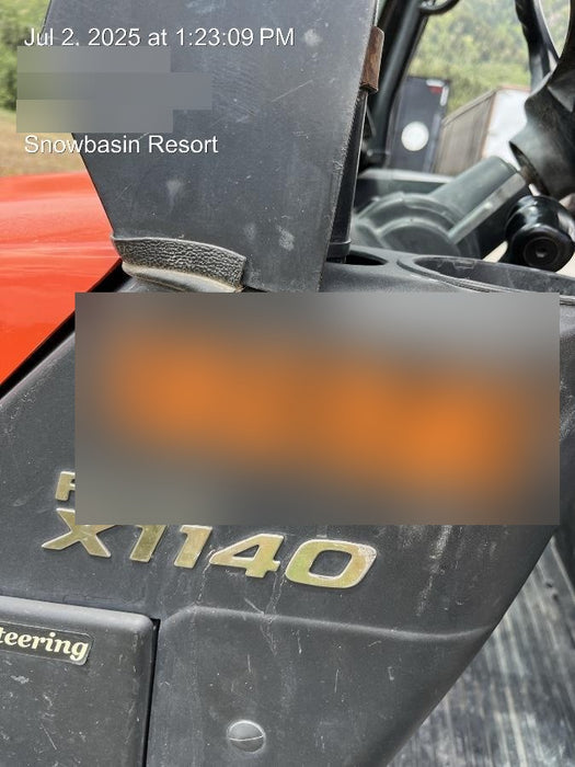 2020 Kubota RTV-X1140W-H 4WD, LED Strobe, Windshield Tempered Glass, Plastic Canopy, Wire Harness Kit, Backup Alarm