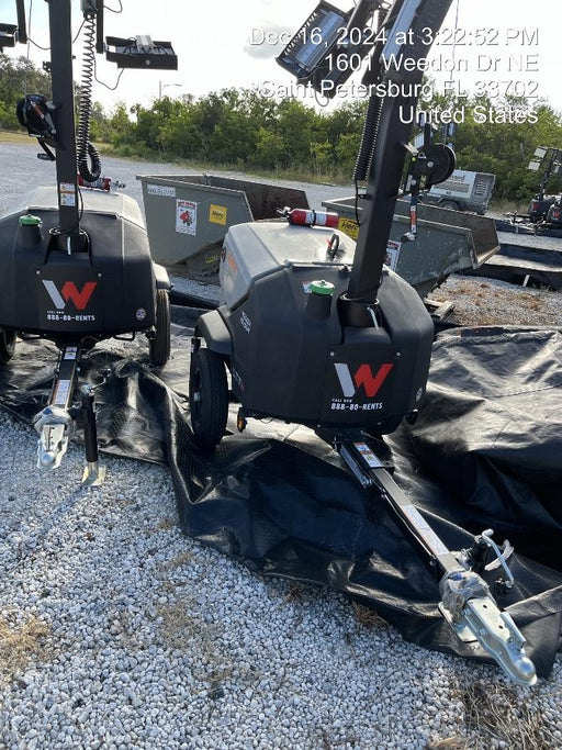 2024 Wacker Neuson LTT4 Diesel, Kohler KDW702, Deep Sea Controller, Auto Start, LED 320W, Bypass Outlet, T3