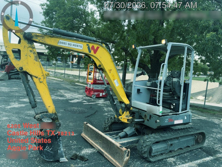 2020 Wacker Neuson EZ36 MX,TRK,LONG,CANOPY w/QC Coupler, 12"/18"/24" HD Buckets