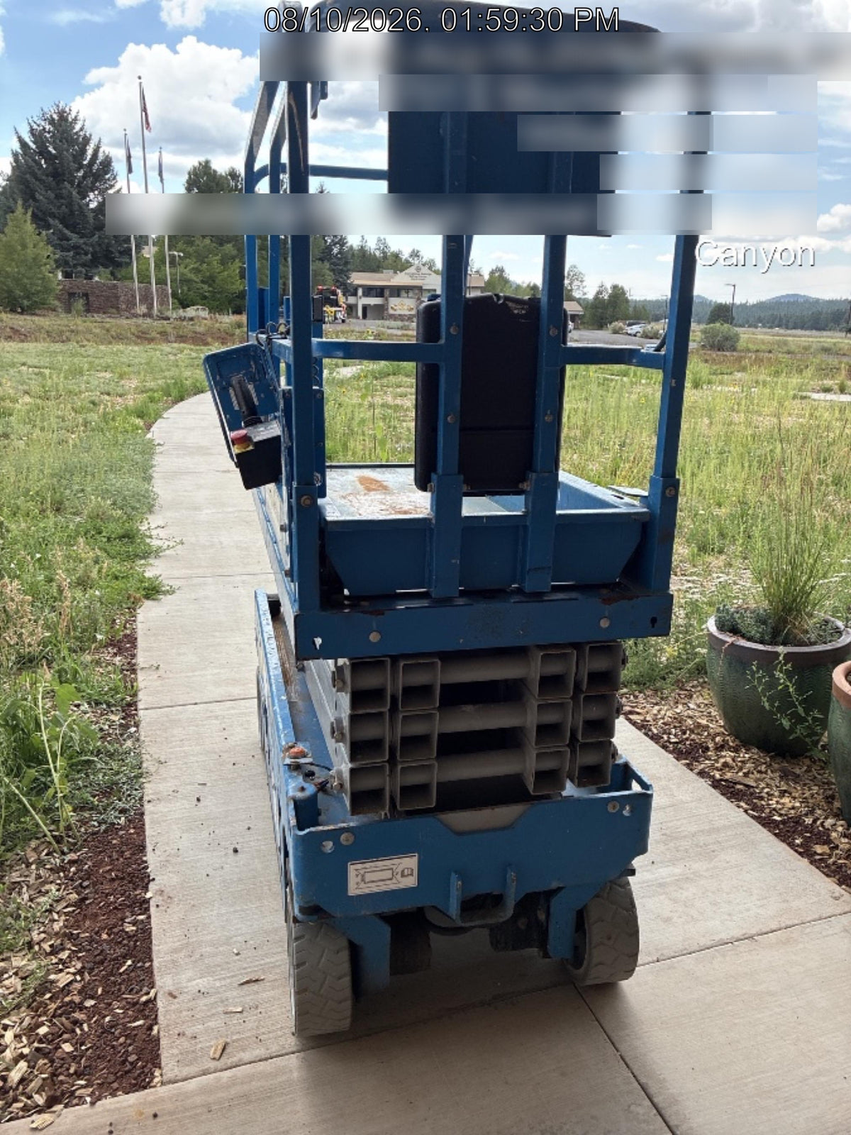 2019 Genie GS-1930 Half Height Swing Gate, 800W Inverter
