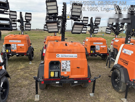 2024 Generac MLT2 Diesel, Flex Switch 120V Input, Powerzone Controller, 
(4) 320W LED Lights, 4kW Generator, 39.9 Gal Fuel Tank, 2" Ball, T3