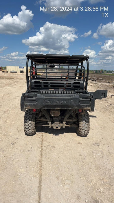 2022 Kawasaki Mule PRO-DXT Standard Options, Backup Alarm, Beacon, Plastic Hard Top, Poly Windshield, Horn Kit