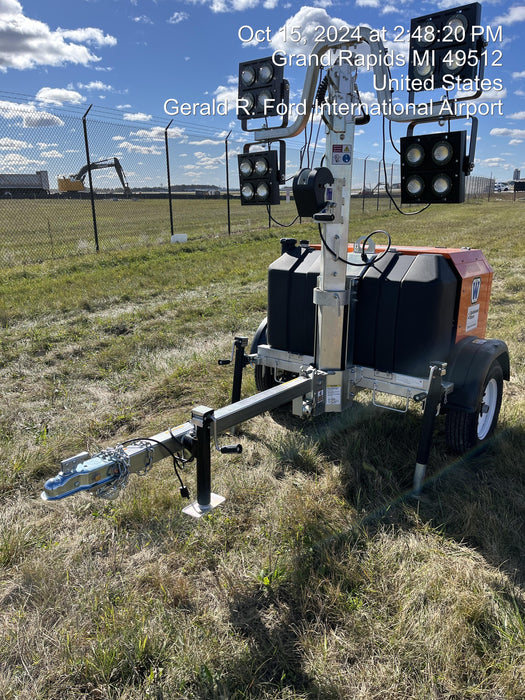 2024 Wanco WLTT-4MM4K Diesel, Deep Sea Controller, Shore Power Plug, Auto Start, (4) 350W LED Floodlights, 4kW Generator, 60 Gal Fuel Tank, 2" Ball, T3