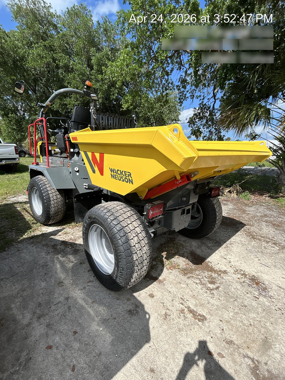 2026 WACKER NEUSON DV601 ROPS Turf Tires